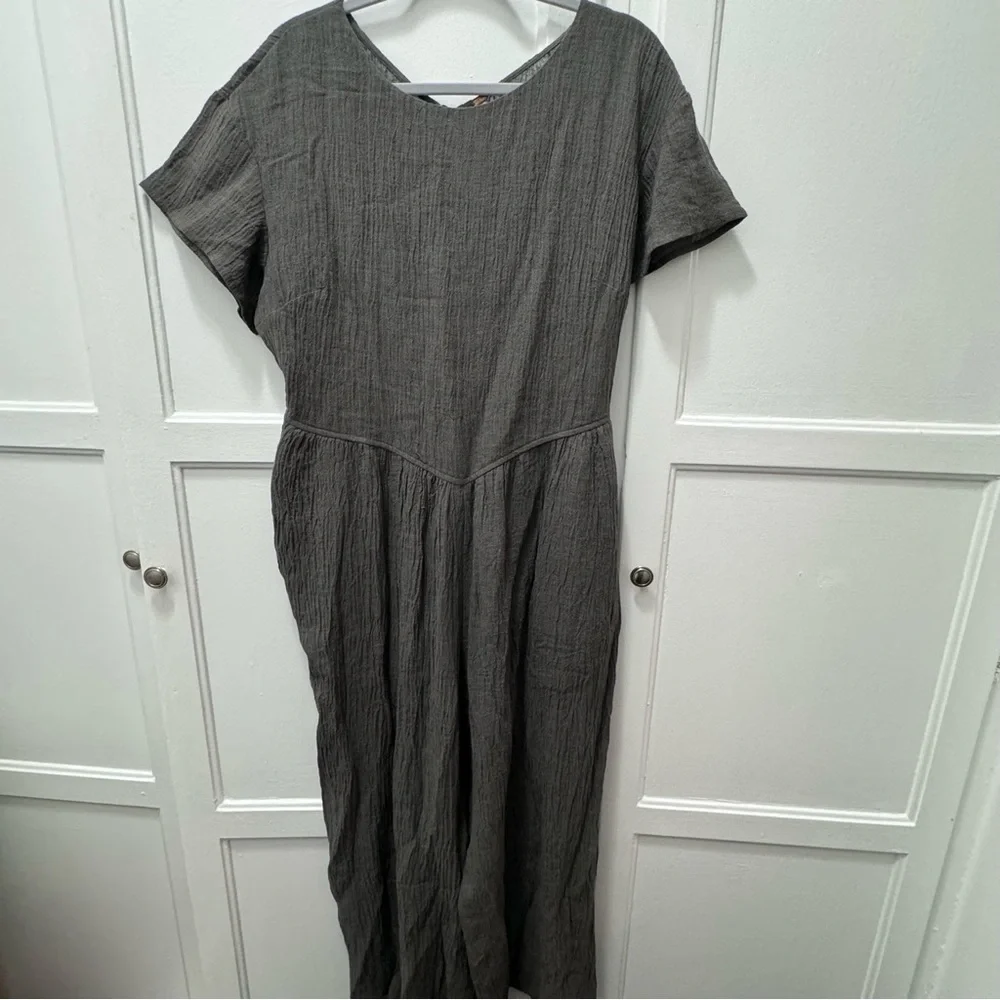 Free People Green Tierra Jumpsuit - Picture 3 of 9